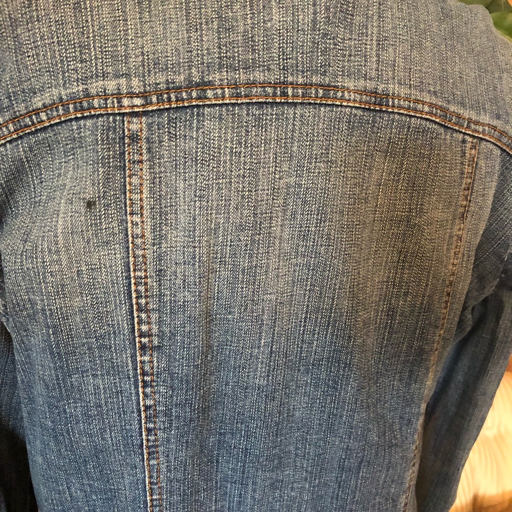 Cache Rhinestone Detail Denim Jean Jacket - Picture 5 of 6